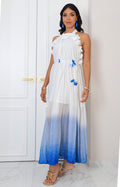 Vestido blanco halter