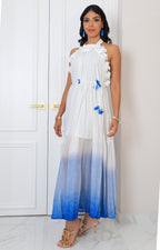Vestido blanco halter