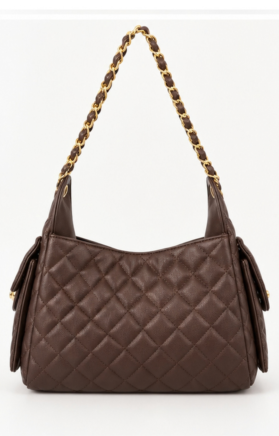 Bolsa acolchada con cadena