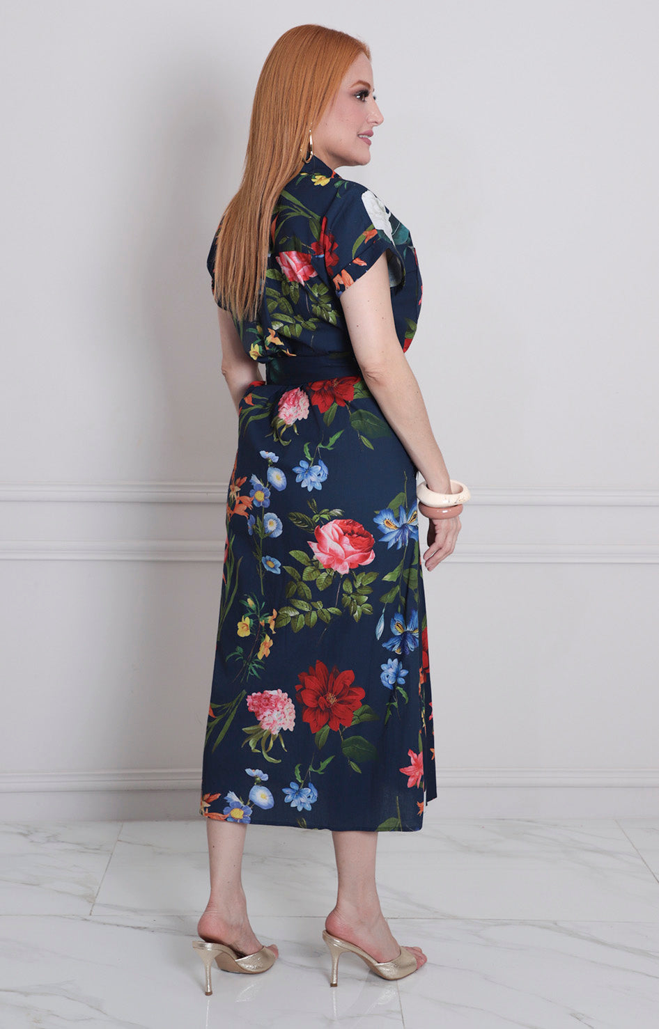 Vestido estampado con cinturón - VESTIDO CORTO REGULAR Boutiquemirel 