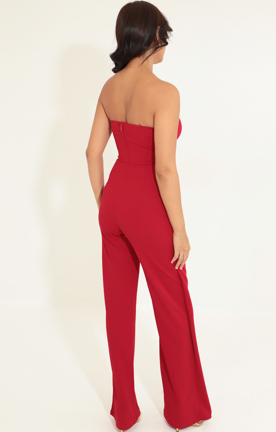 Palazzo strapless rojo - PALAZZO Boutiquemirel 