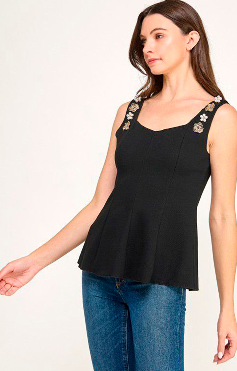 B*12-25*PASTEL*TX71544*NEGRO - BLUSA Boutiquemirel 