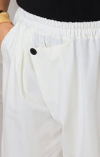 Pantalón culotte blanco