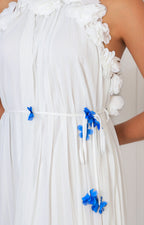 Vestido blanco halter