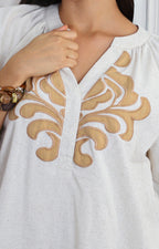 Vestido corto con estampado