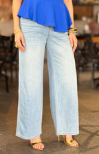 Pantalón de mezclilla con accesorio - PANTALON MEZCLILLA REGULAR Boutiquemirel 