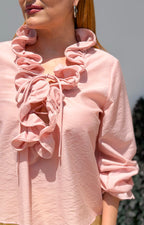 Blusa con detalle 3D - BLUSAS REGULAR Boutiquemirel 