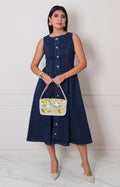 Vestido de mezclilla obscuro - VESTIDO LARGO REGULAR Boutiquemirel 