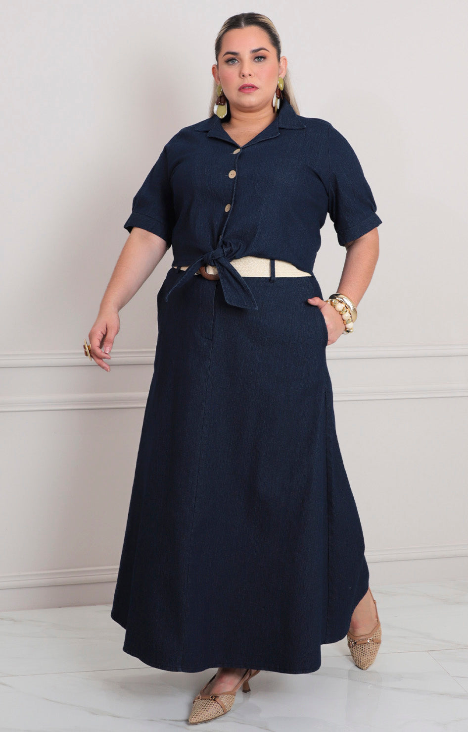 Conjunto de mezclilla