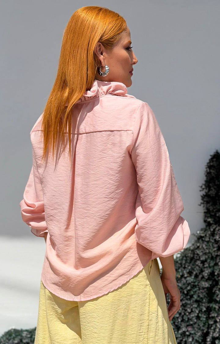 Blusa con detalle 3D - BLUSAS REGULAR Boutiquemirel 