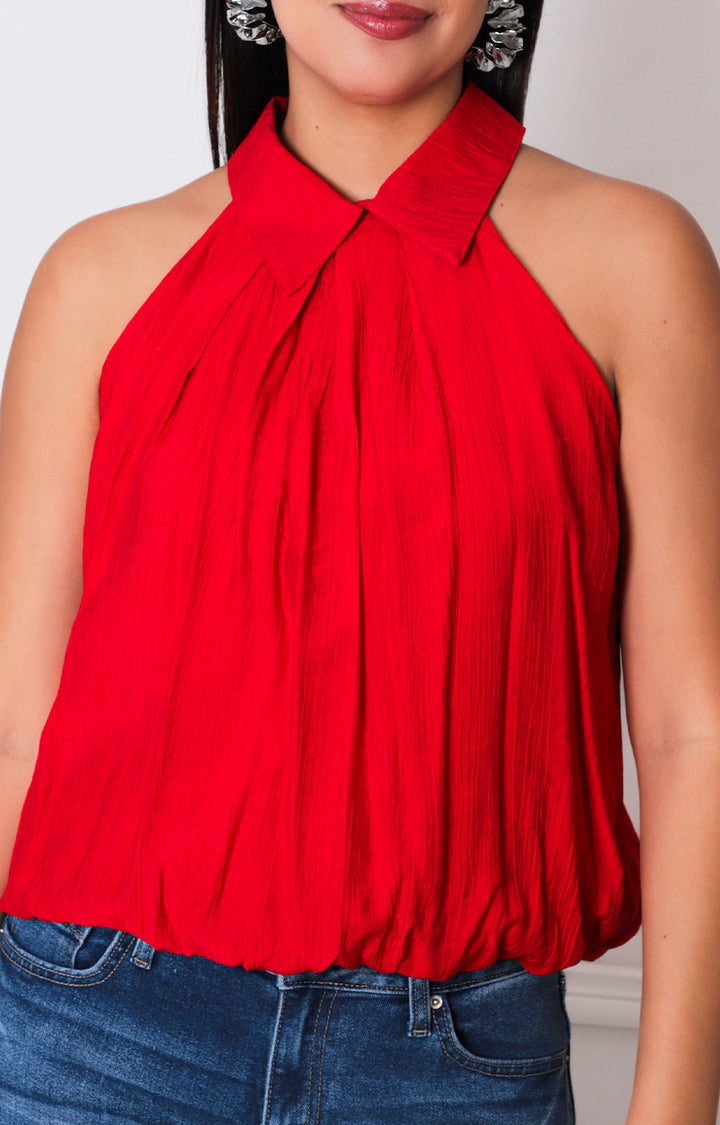 Blusa blanca halter - BLUSAS REGULAR Boutiquemirel 