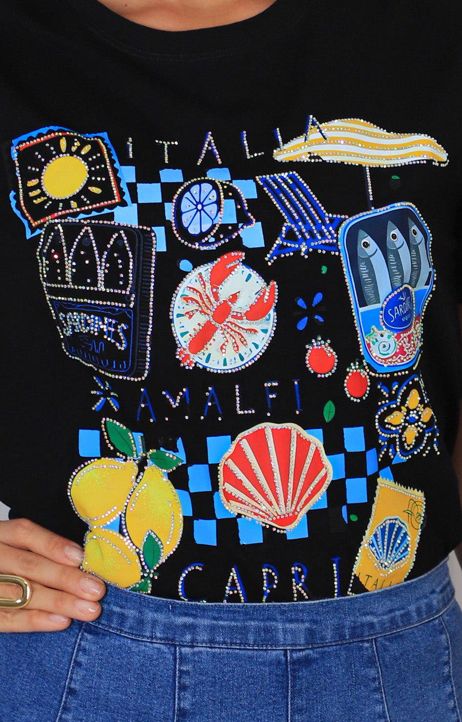 Blusa estampada