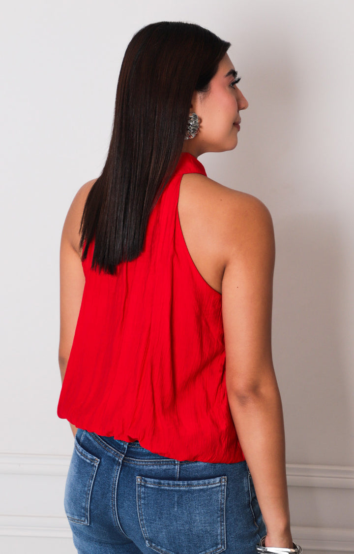 Blusa blanca halter - BLUSAS REGULAR Boutiquemirel 