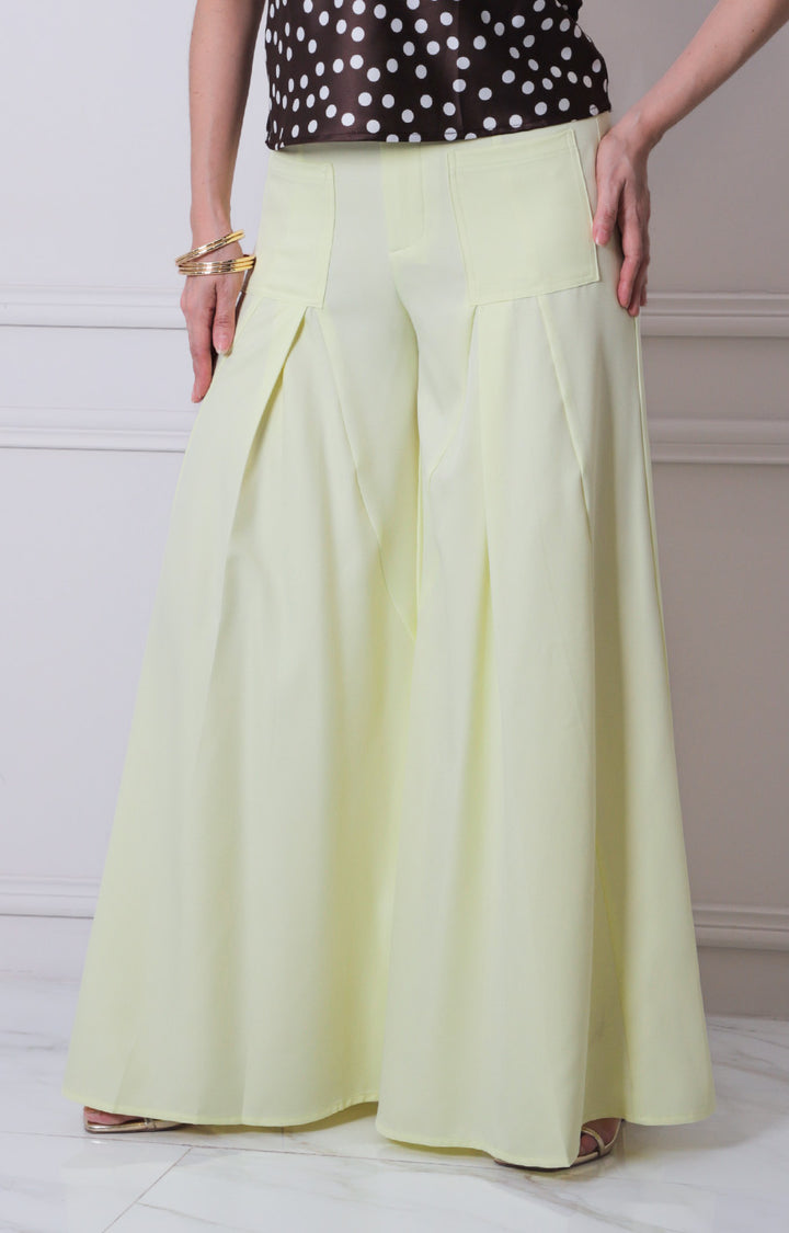 Pantalòn amarillo recto - PANTALON REGULAR Boutiquemirel 