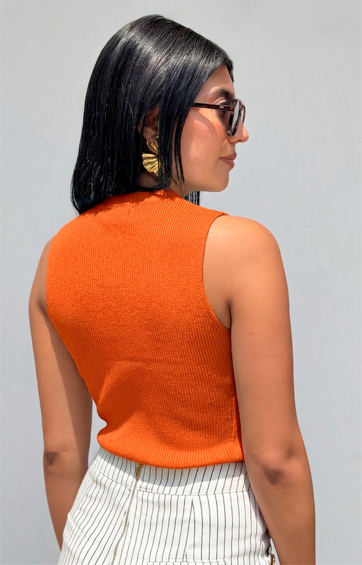 Blusa halter con detalle dorado - BLUSAS REGULAR Boutiquemirel 