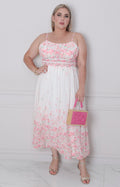 Vestido estampado de flores - VESTIDO LARGO CURVY Boutiquemirel 