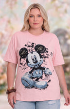 Blusa estampada con aplicaciones de pedrería - BLUSAS CURVY Boutiquemirel 
