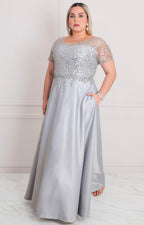 Vestido con lentejuelas - VESTIDO LARGO CURVY Boutiquemirel 
