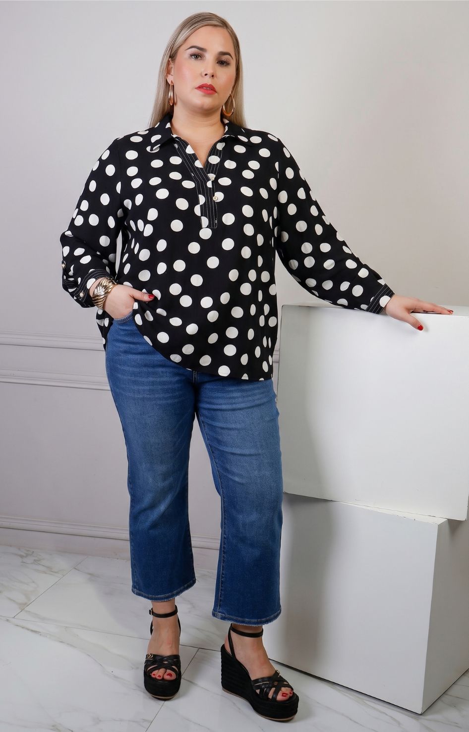 Pantalones tobilleros de pierna recta
