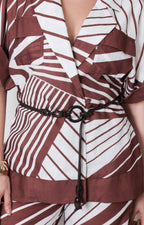 Conjunto cafe estampado - CONJUNTO REGULAR Boutiquemirel 