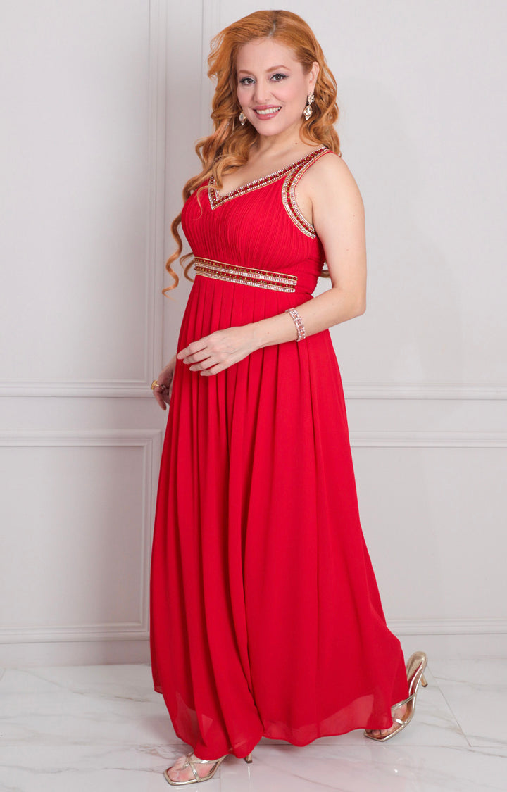 Vestido de tirantes con brillos - VESTIDO LARGO REGULAR Boutiquemirel 