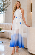 Vestido blanco halter