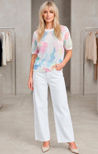 Blusa con estampado acuarela - BLUSAS REGULAR Boutiquemirel 