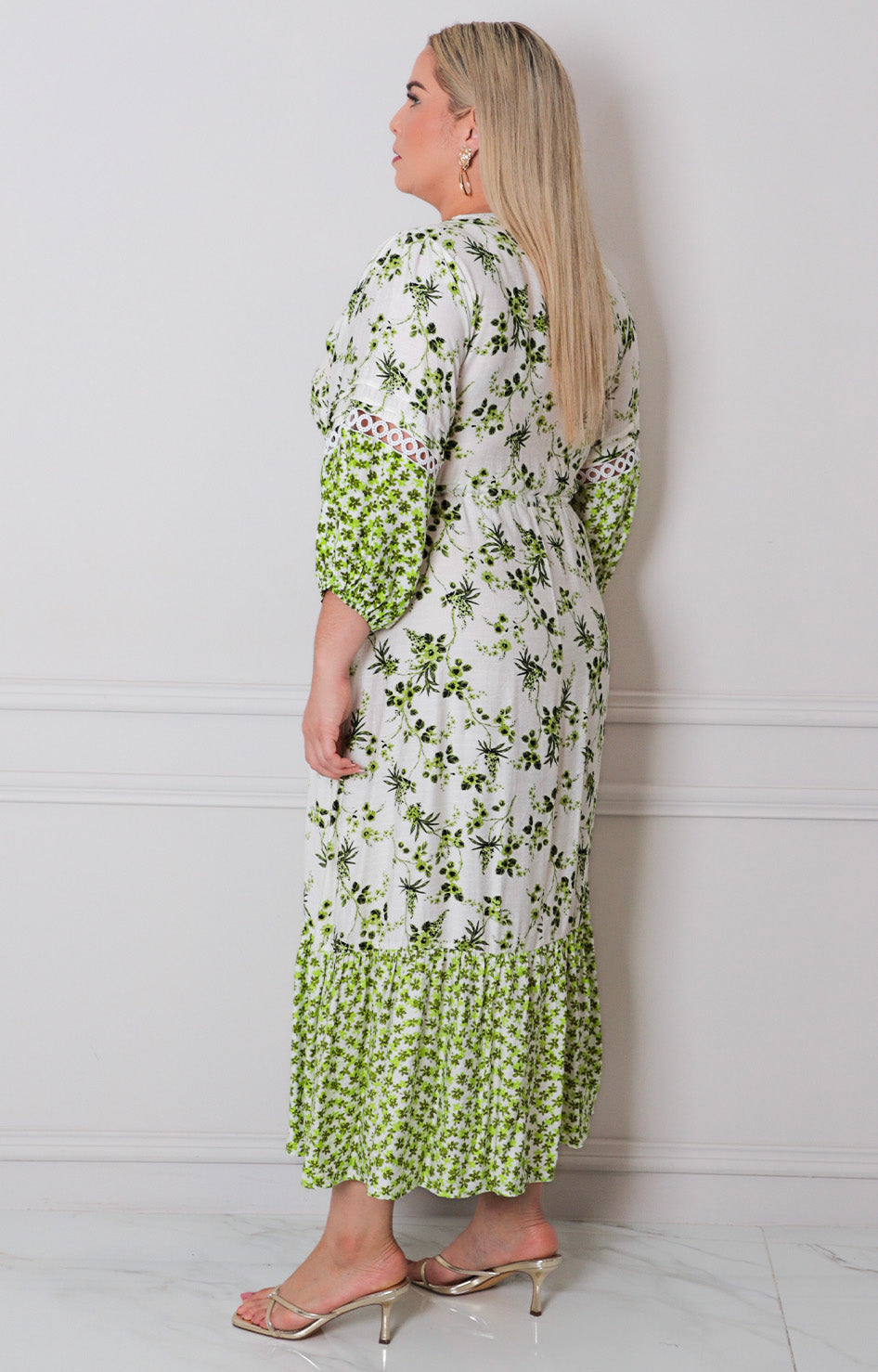 Vestido largo estampado - VESTIDO LARGO CURVY Boutiquemirel 