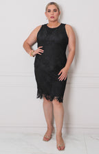 Vestido de guipiur - VESTIDO CORTO CURVY Boutiquemirel 