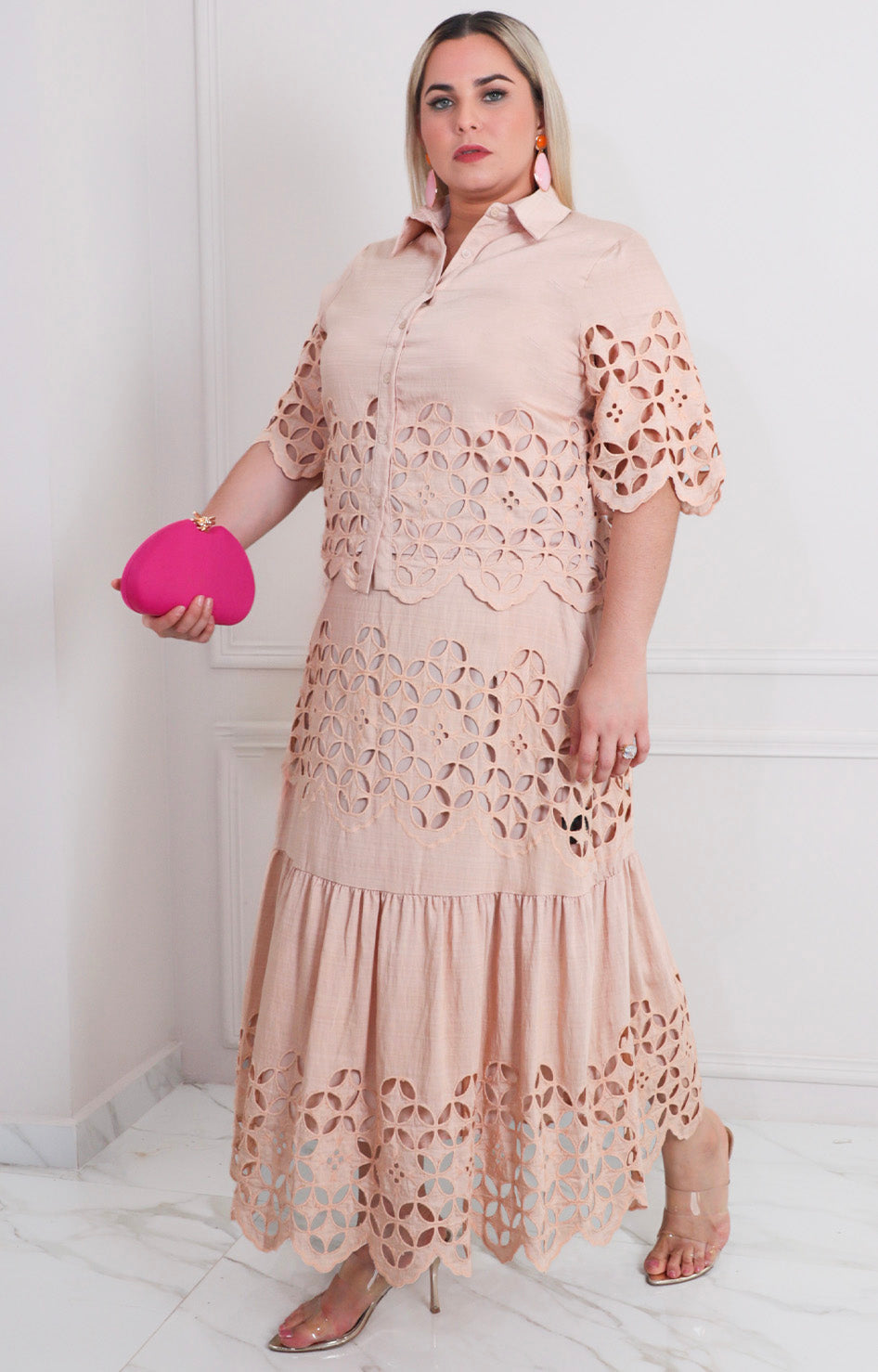 Conjunto con guipiur - CONJUNTO CURVY Boutiquemirel 