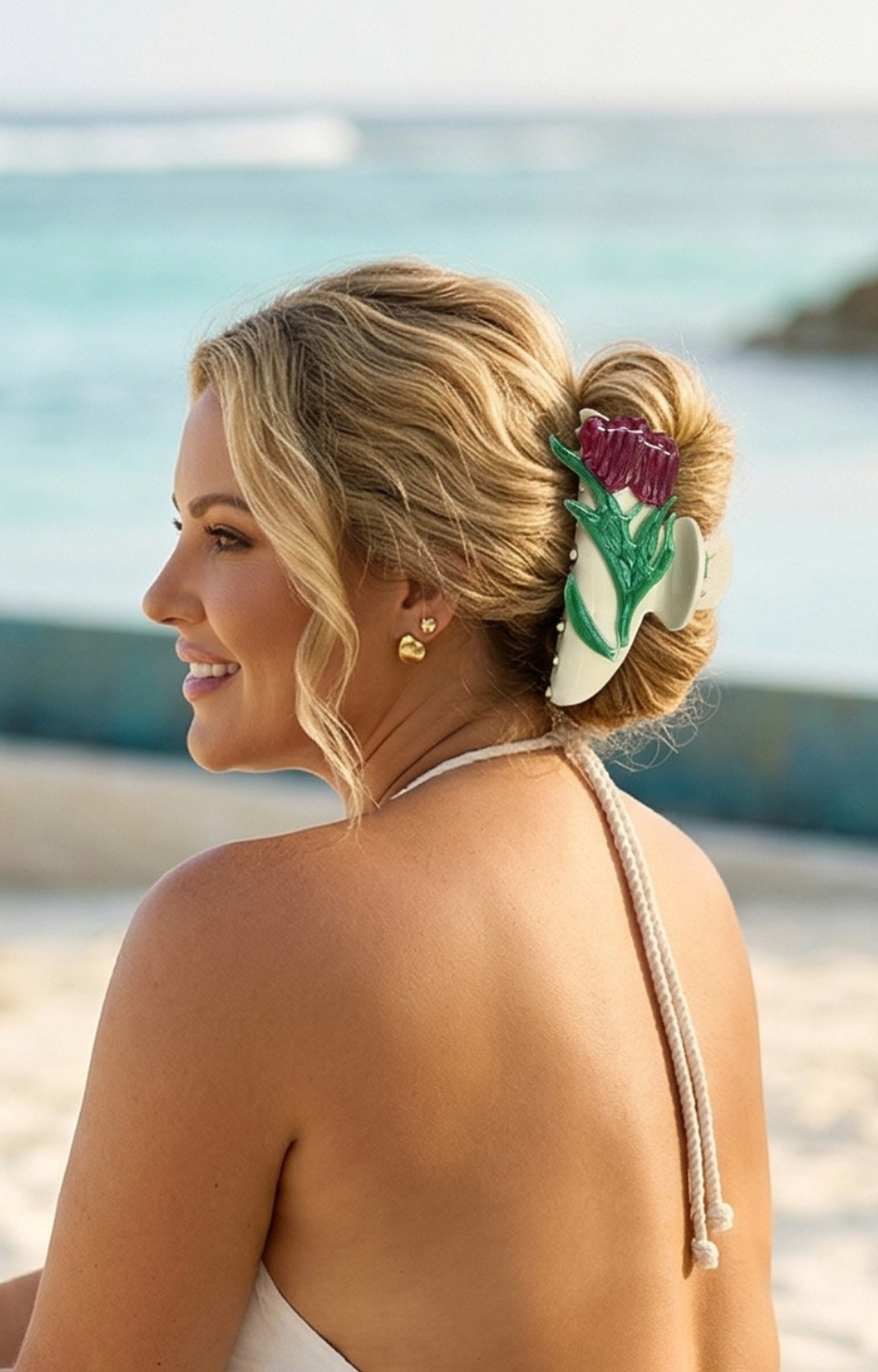 Pinza Floral Tropical - PINZAS Boutiquemirel 