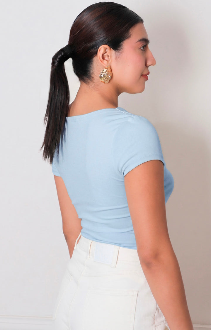 Blusa asimétrica con drapeado - BLUSAS REGULAR Boutiquemirel 