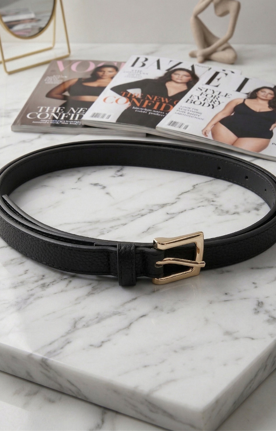 Cinturón curvy hebilla dorada - CINTOS Boutiquemirel 