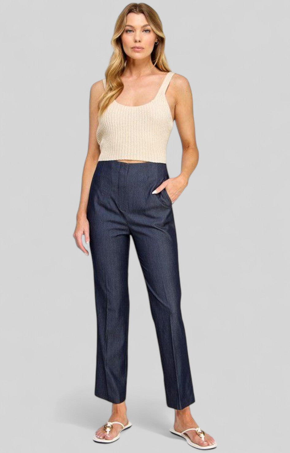 Pantalón Denim azul - PANTALON Boutiquemirel 