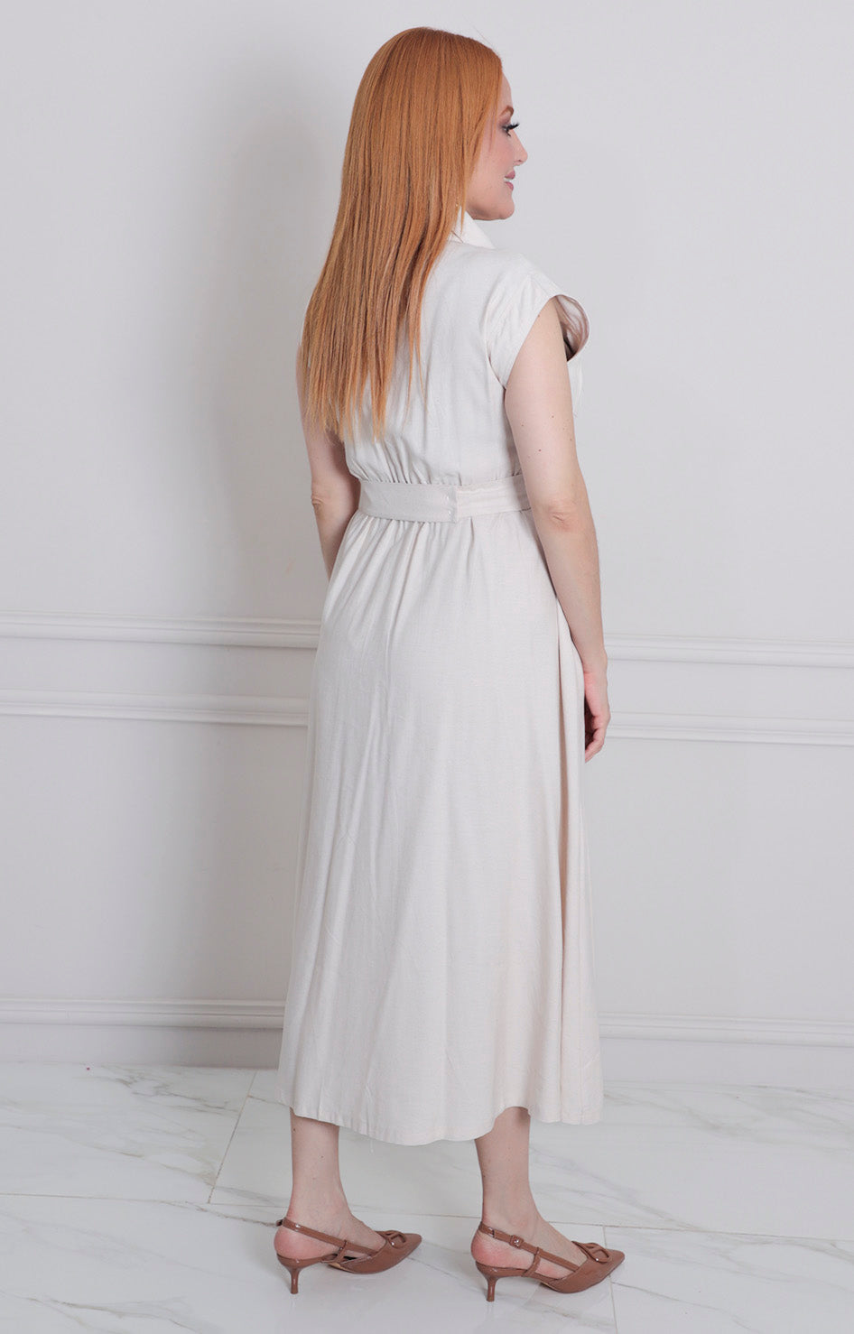 Vestido largo de botones - VESTIDO LARGO REGULAR Boutiquemirel 