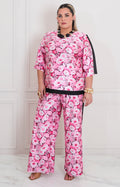 Conjunto rosa estampado