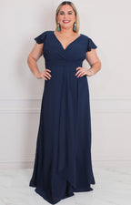 Vestido largo liso - VESTIDO LARGO CURVY Boutiquemirel 