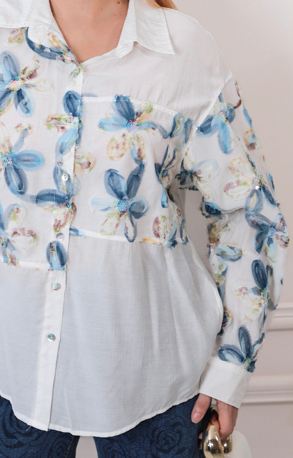 B*4-26*SPACE*C8802*AZUL - BLUSAS REGULAR Boutiquemirel 