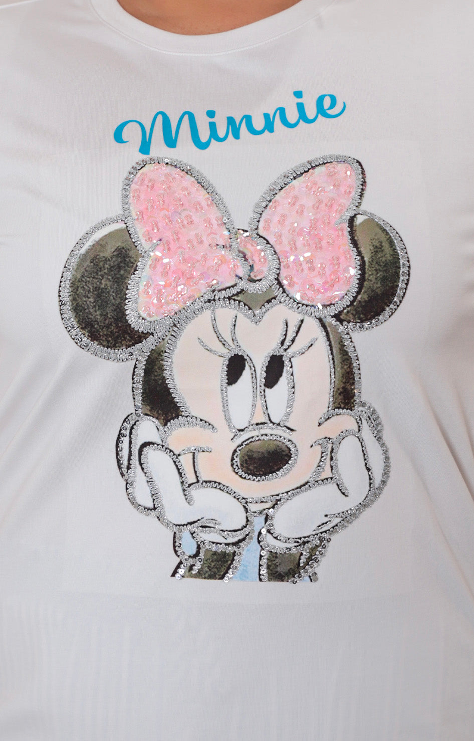 Blusa blanca estampada - BLUSAS CURVY Boutiquemirel 