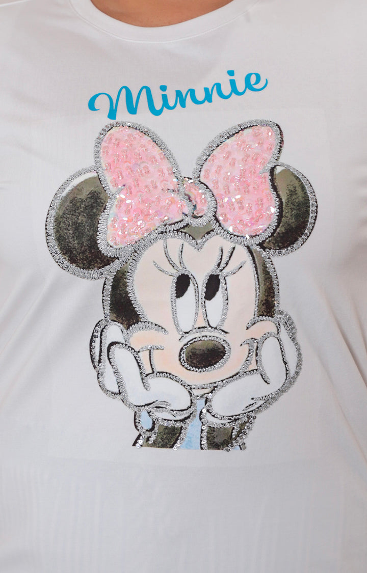 Blusa blanca estampada - BLUSAS CURVY Boutiquemirel 