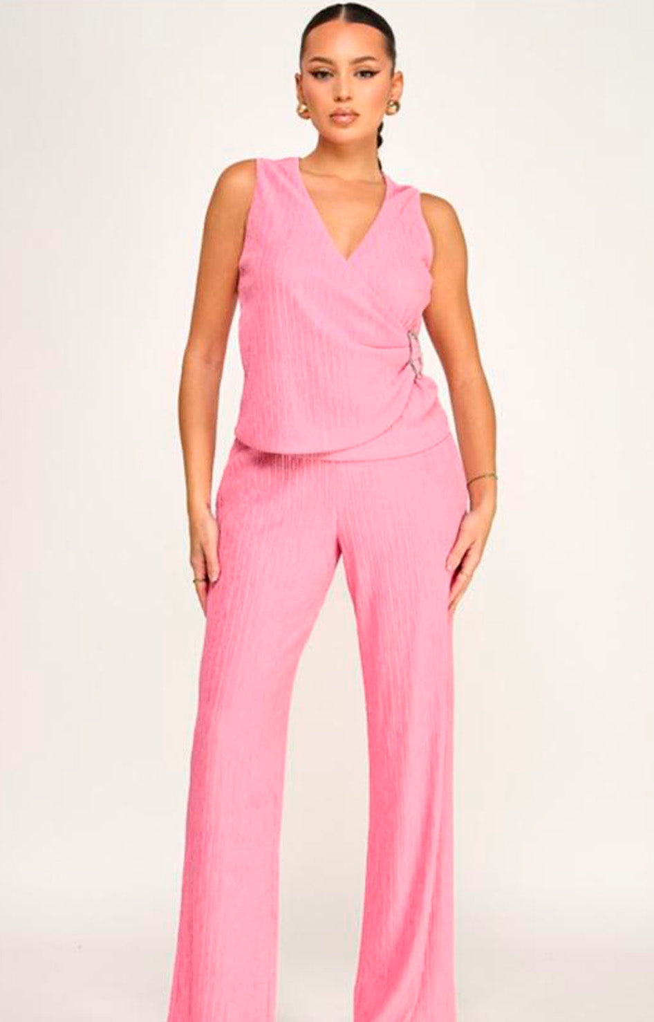 Conjunto rosa con hebilla - CONJUNTO REGULAR Boutiquemirel 