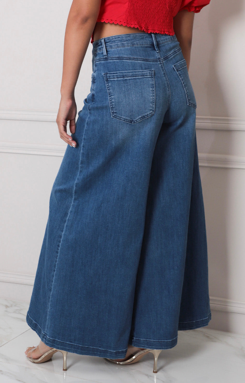 Pantalòn de mezclilla amplio - PANTALON MEZCLILLA REGULAR Boutiquemirel 