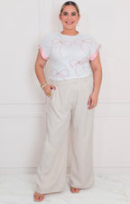 Pantalón amplio elegante - PANTALON CURVY Boutiquemirel 