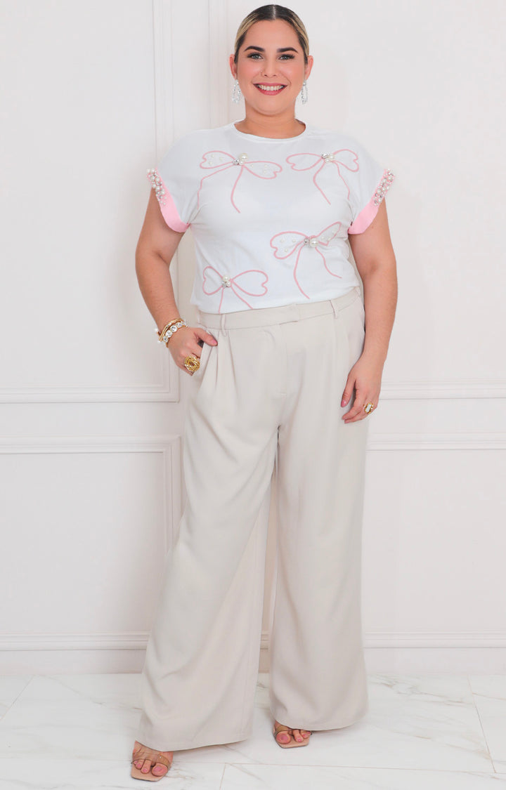 Pantalón amplio elegante
