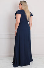 Vestido largo liso - VESTIDO LARGO CURVY Boutiquemirel 