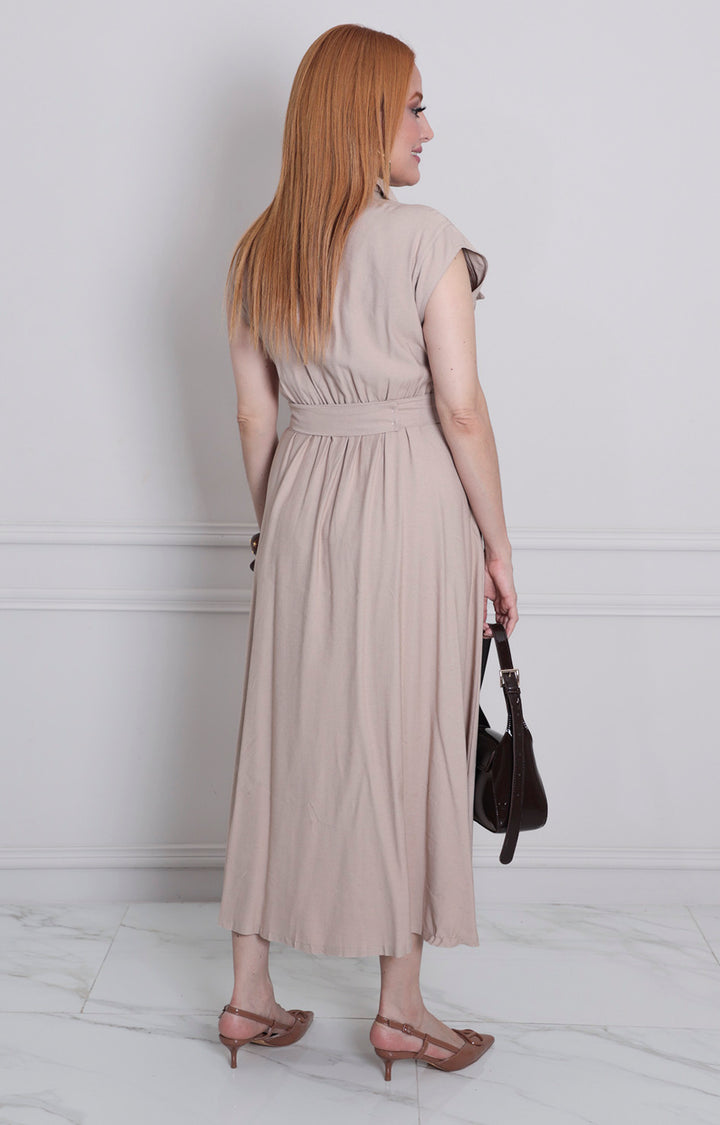 Vestido largo de botones - VESTIDO LARGO REGULAR Boutiquemirel 