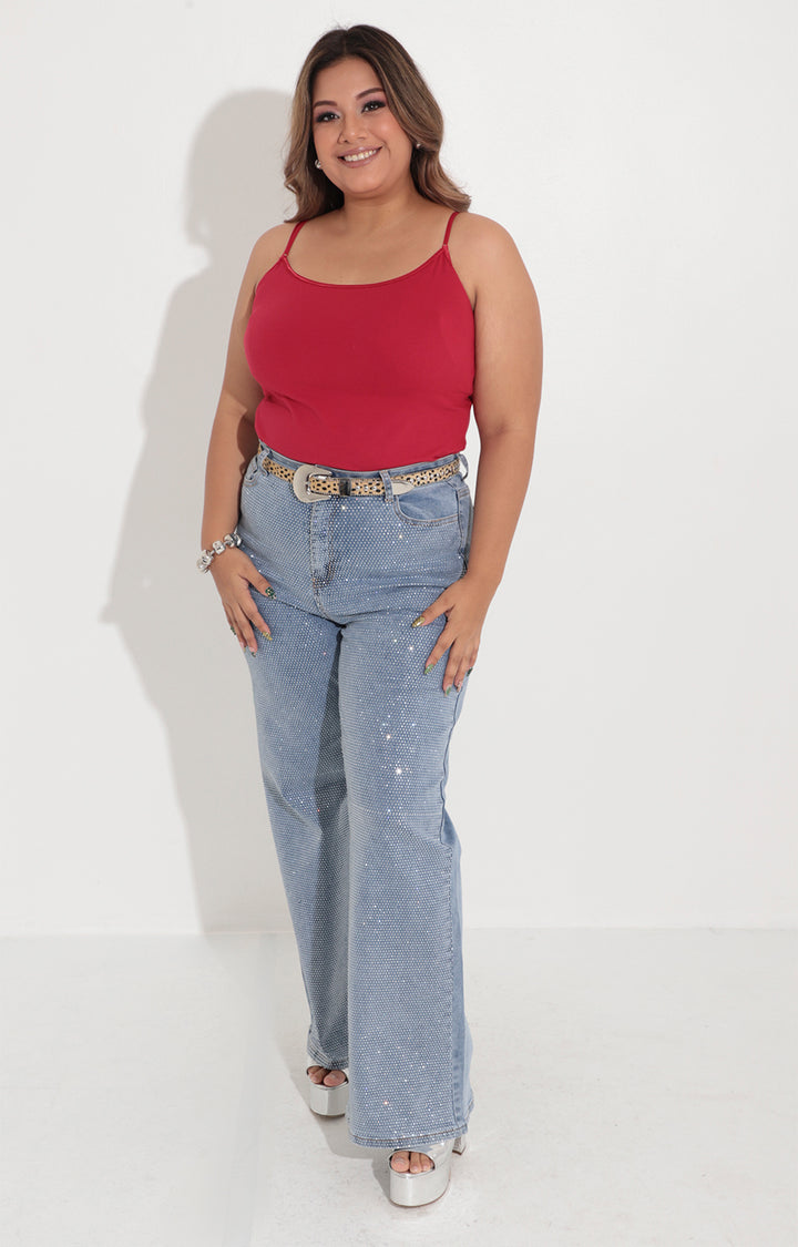 Blusa roja básica - BLUSA Boutiquemirel 