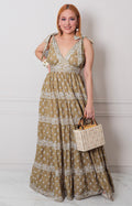Vestido estampado de tirantes - VESTIDO LARGO REGULAR Boutiquemirel 
