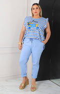 Pantalón jogger azul