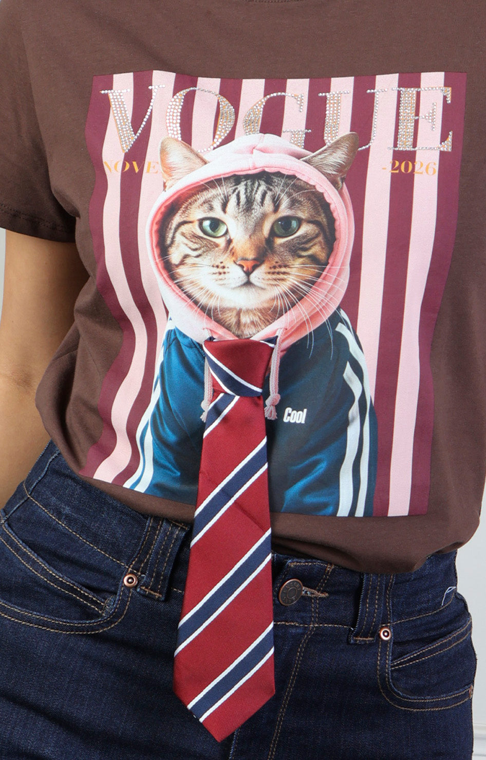 Blusa estampado gráfico 3D